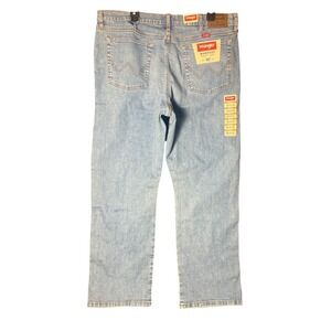 Wrangler Mens 38x30 Bootcut Relaxed Fit Stretch‎ Jeans Light Wash 112361146 NEW